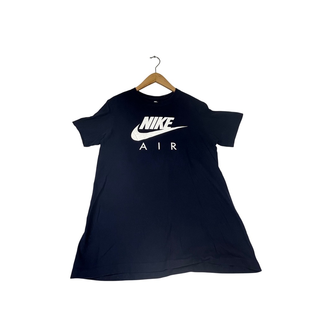 Nike The Nike Tee Mens Small Navy Blue Short Sleeve Crew Neck T-Shirt Solid